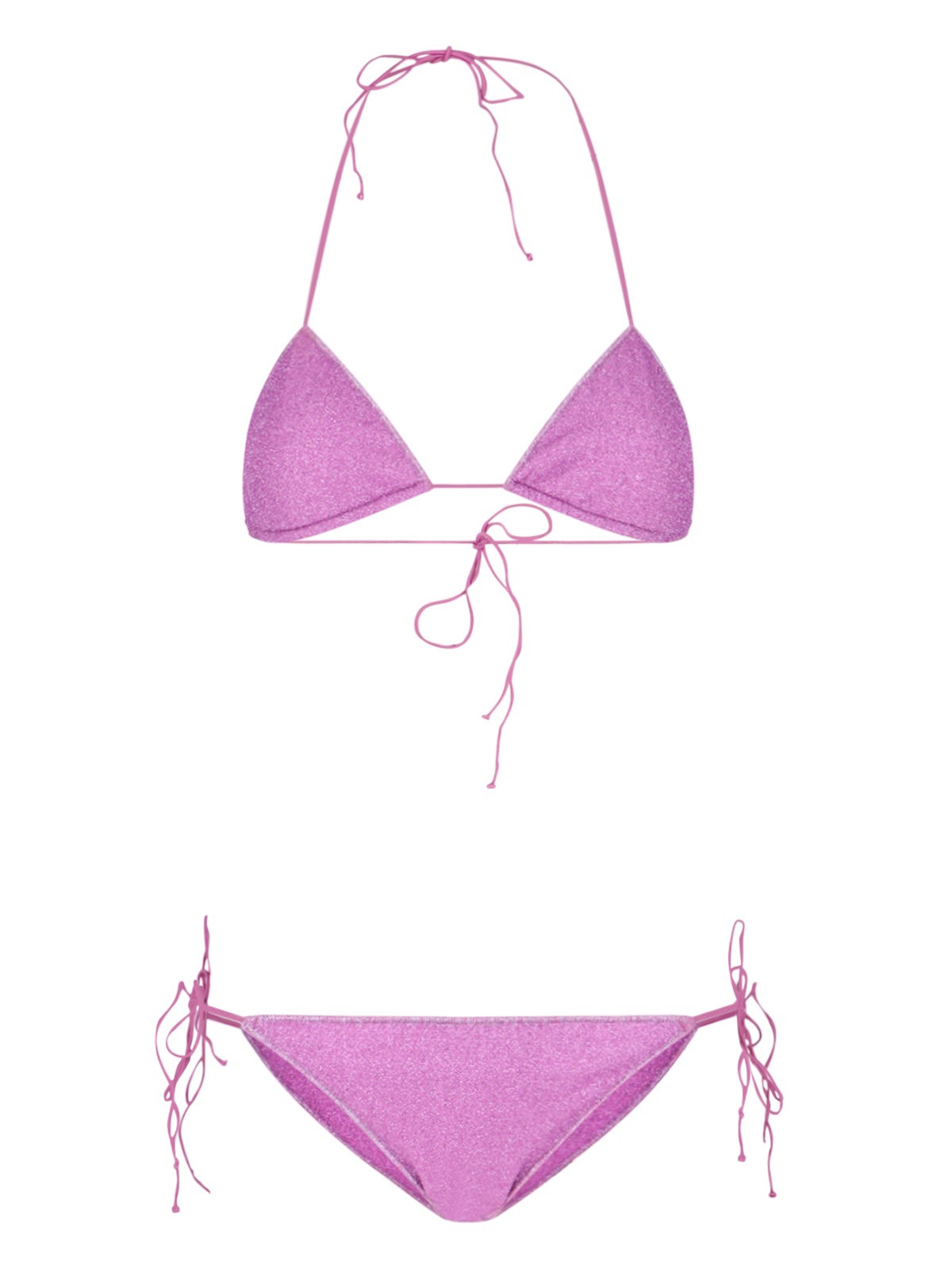 Shop Oseree 'lumiere Ring' Bikini Set In Purple