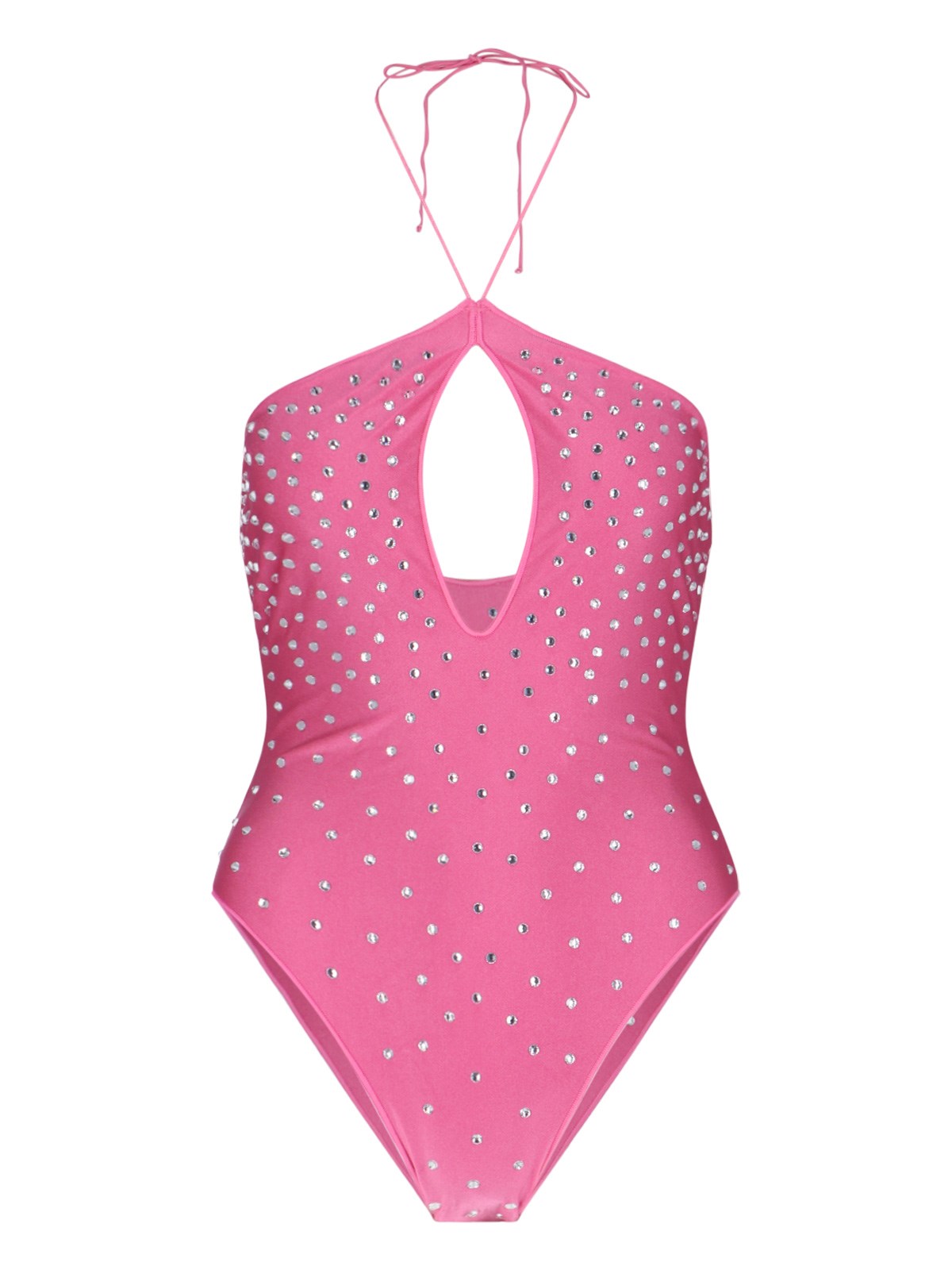 Shop Oseree One-piece Swimsuit "gem" In Pink