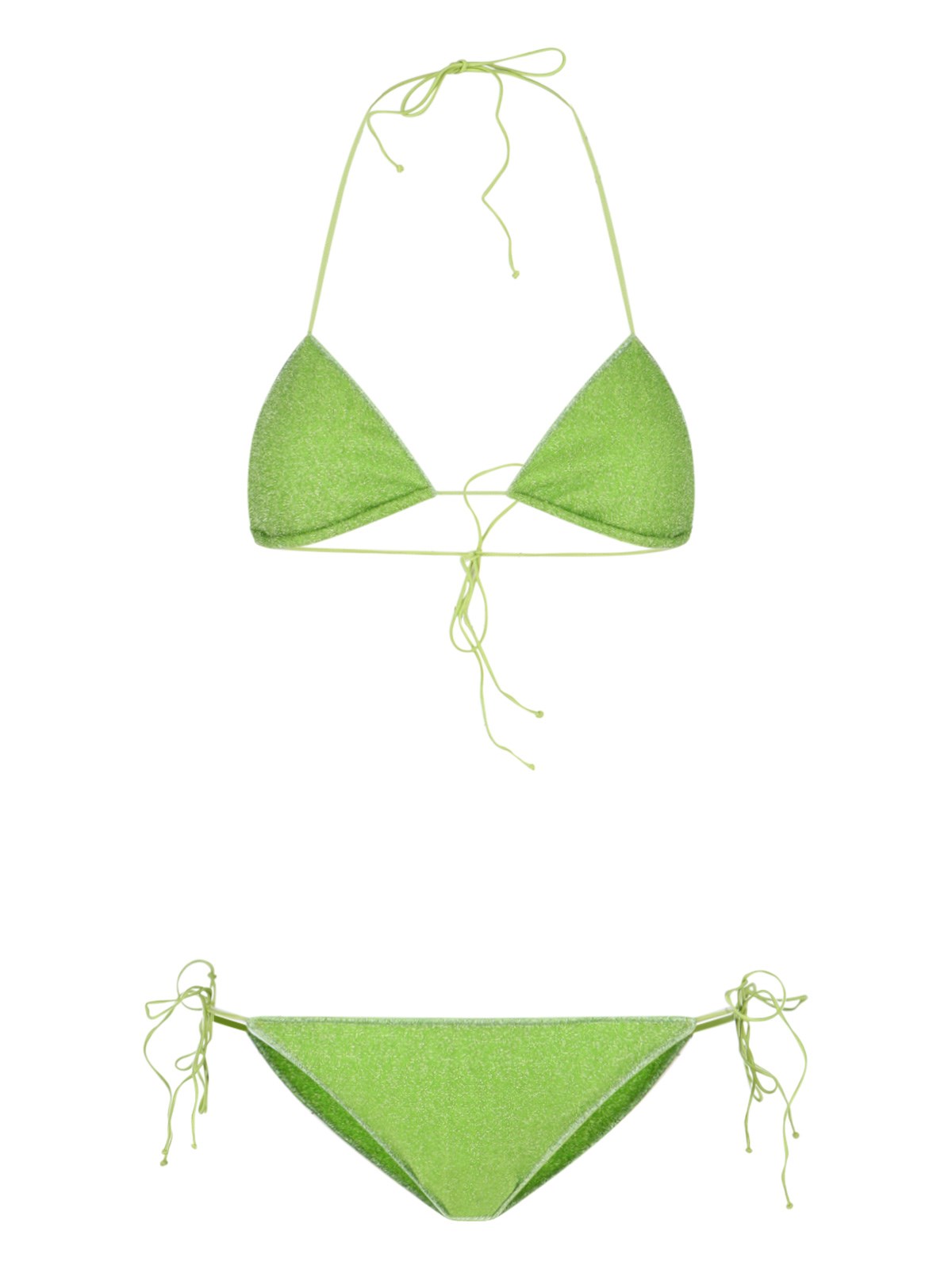 Shop Oseree 'lumiere' Bikini In Green