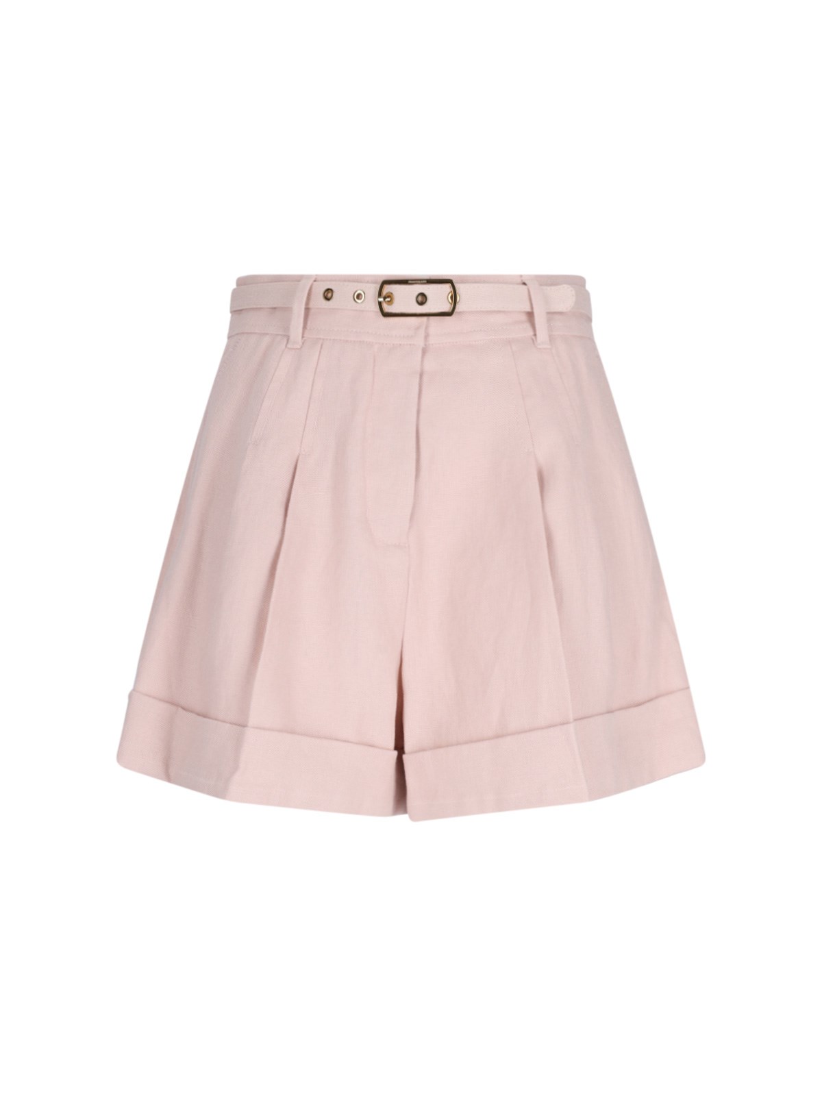 Shop Zimmermann 'matchmaker' Shorts In Pink