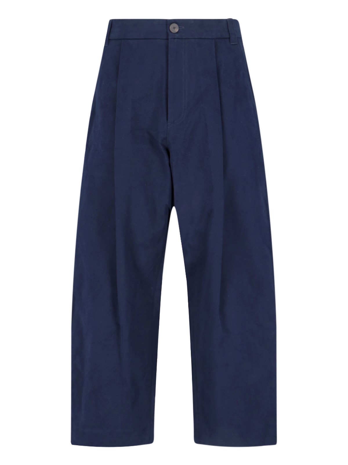 Shop Studio Nicholson 'sorte' Pants In Blue