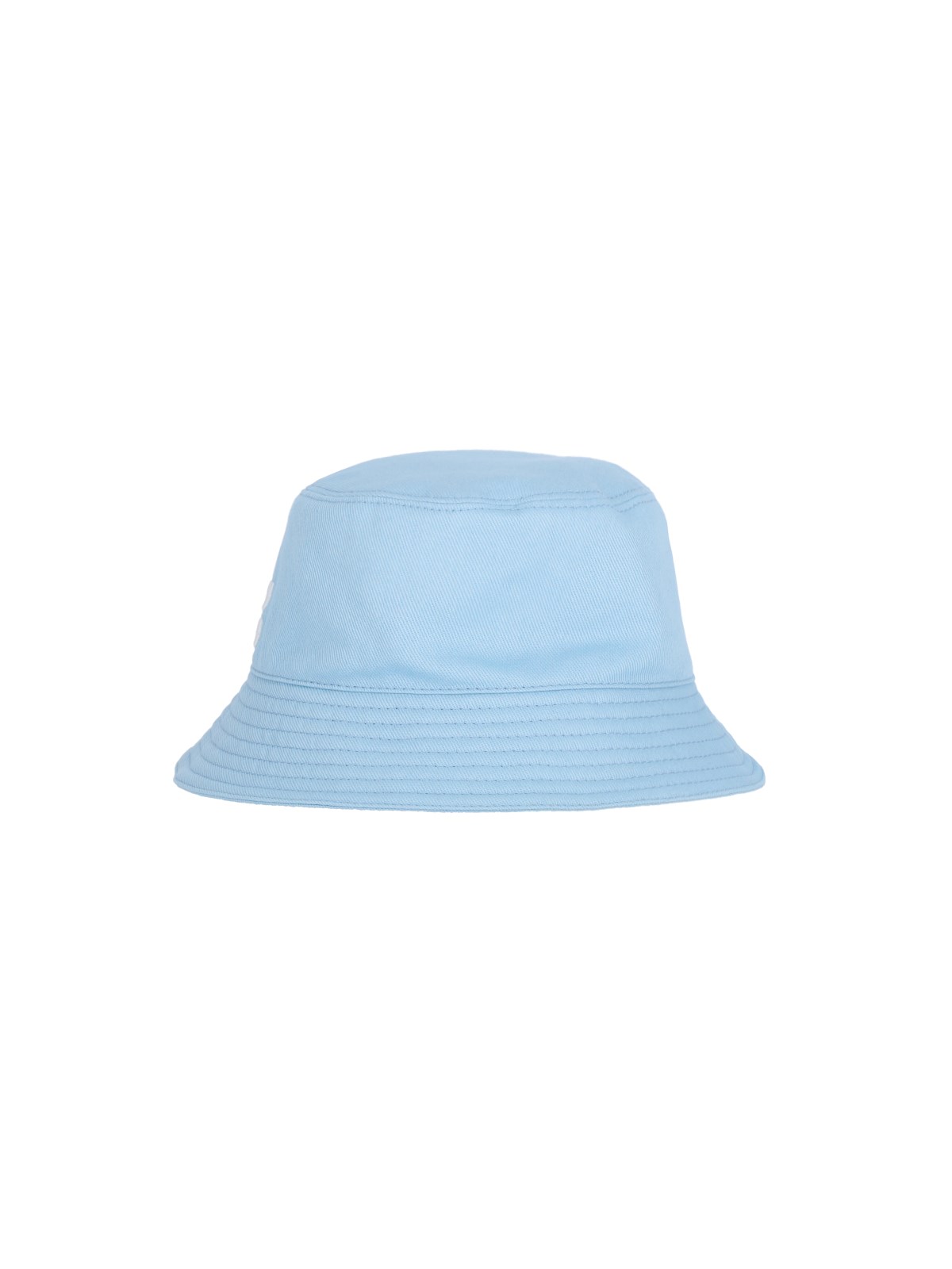 Miu Miu Logo Bucket Hat In Light Blue