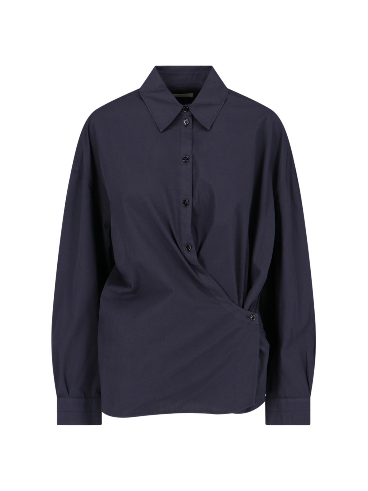 Shop Lemaire 'twisted' Shirt In Blue