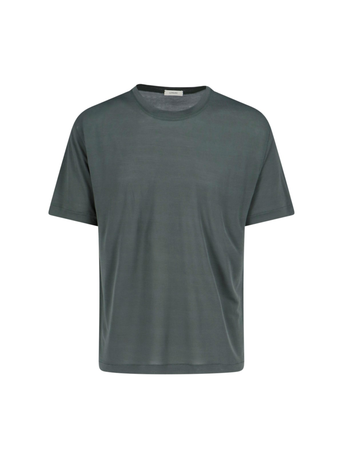 Shop Lemaire Basic T-shirt In Green