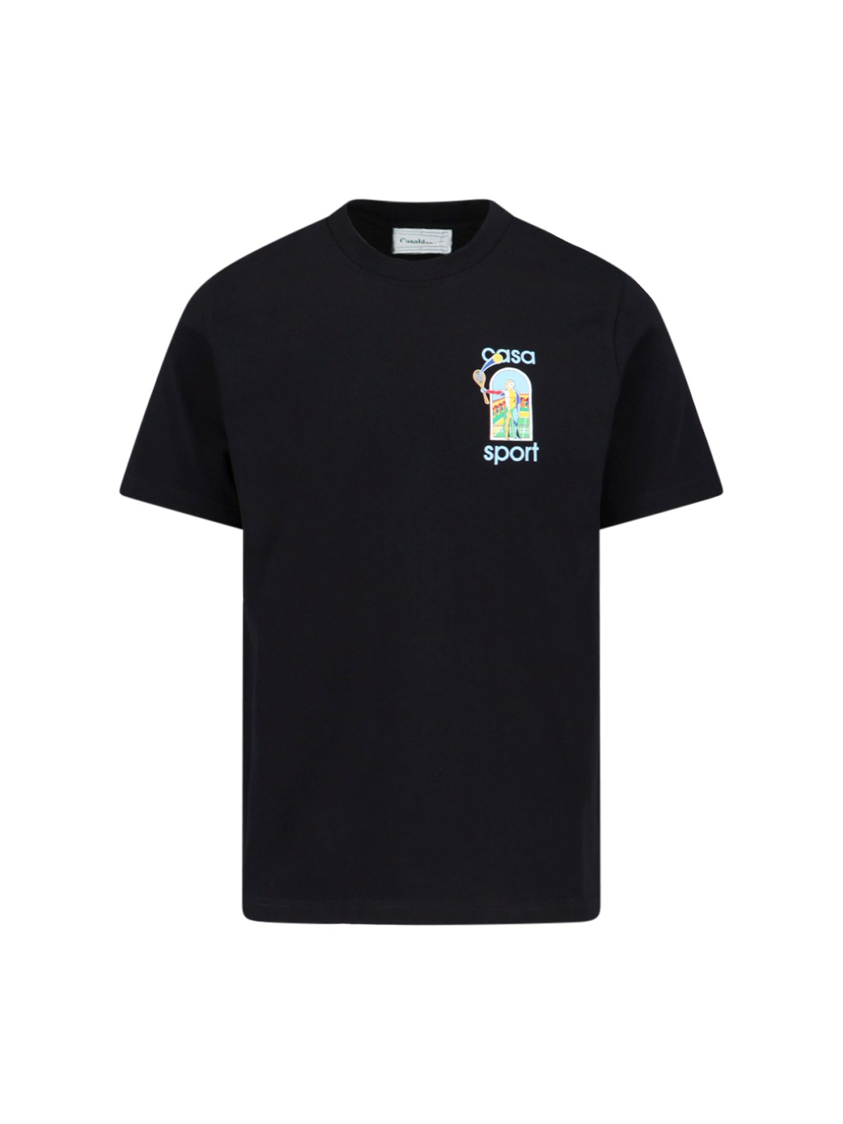 Shop Casablanca 'le Jeu Coloré' T-shirt In Black  