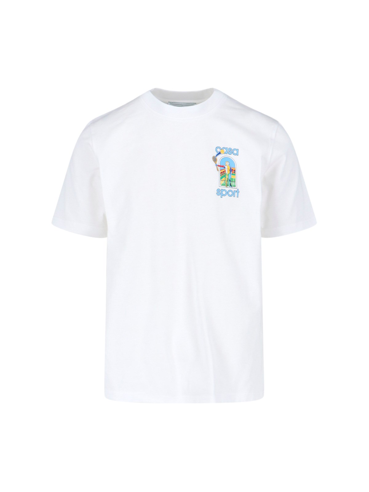 Shop Casablanca 'le Jeu Coloré' T-shirt In White