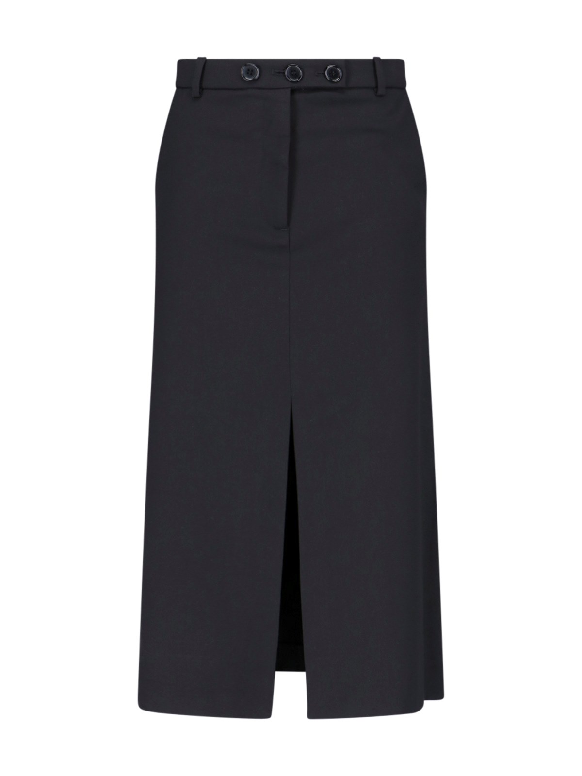 Shop The Garment 'pluto' Midi Skirt In Black  