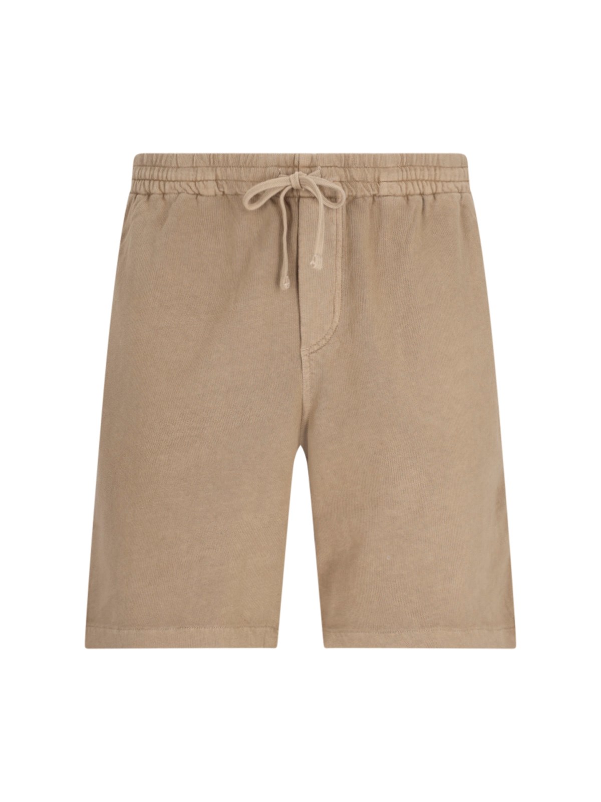 Shop Polo Ralph Lauren Logo Shorts In Beige