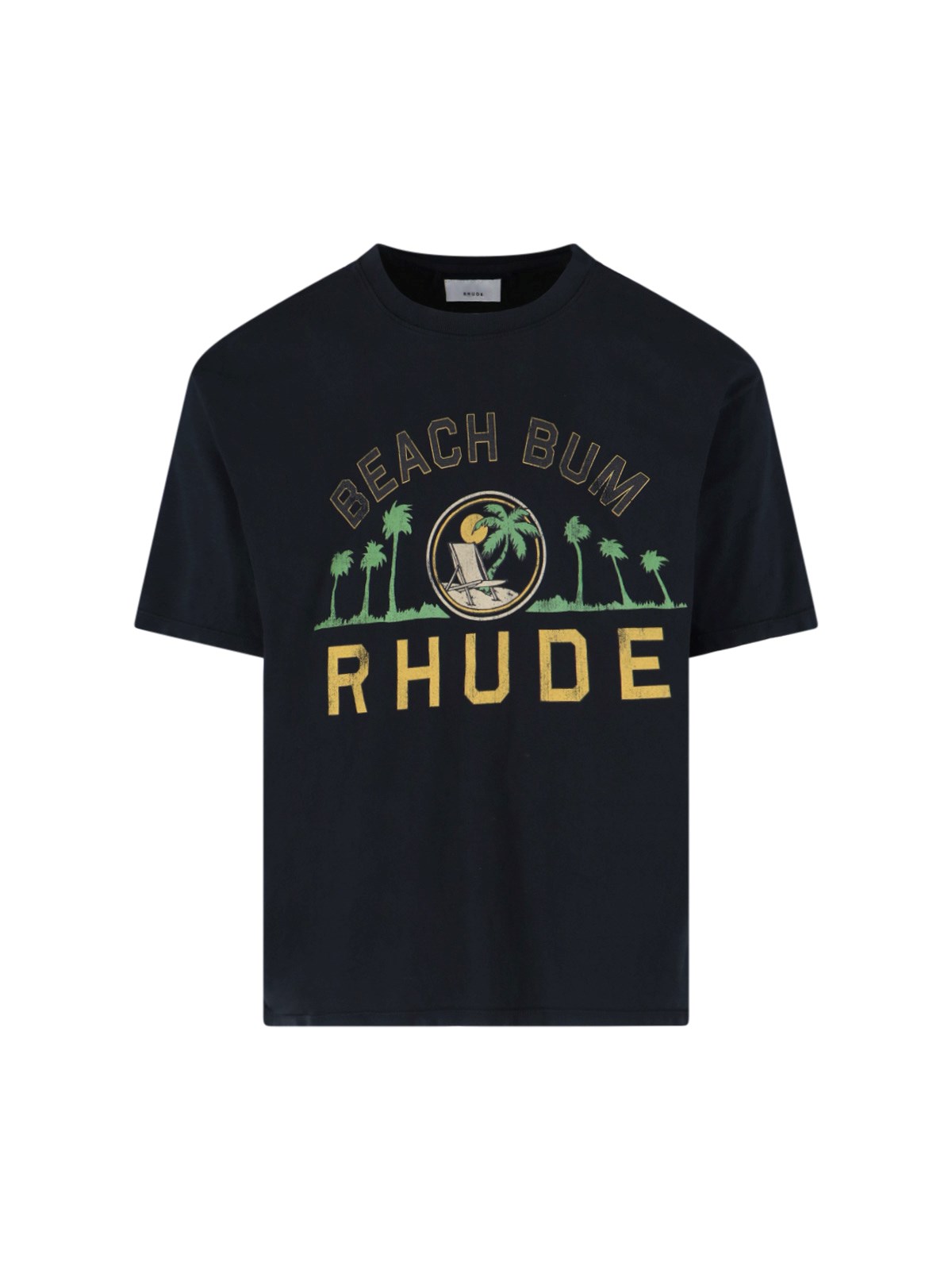 Shop Rhude 'beach Bum' T-shirt In Black  