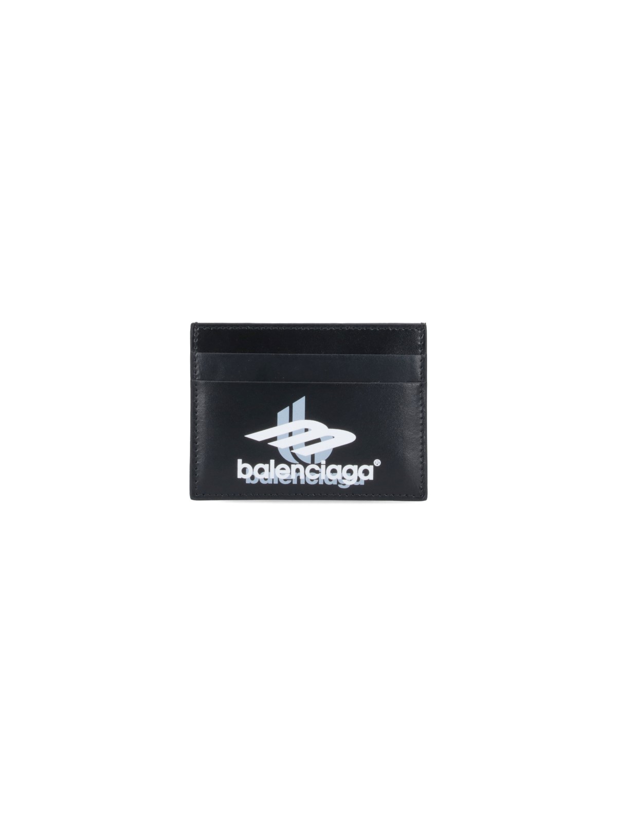 Balenciaga 'cash' Card Holder In Black  