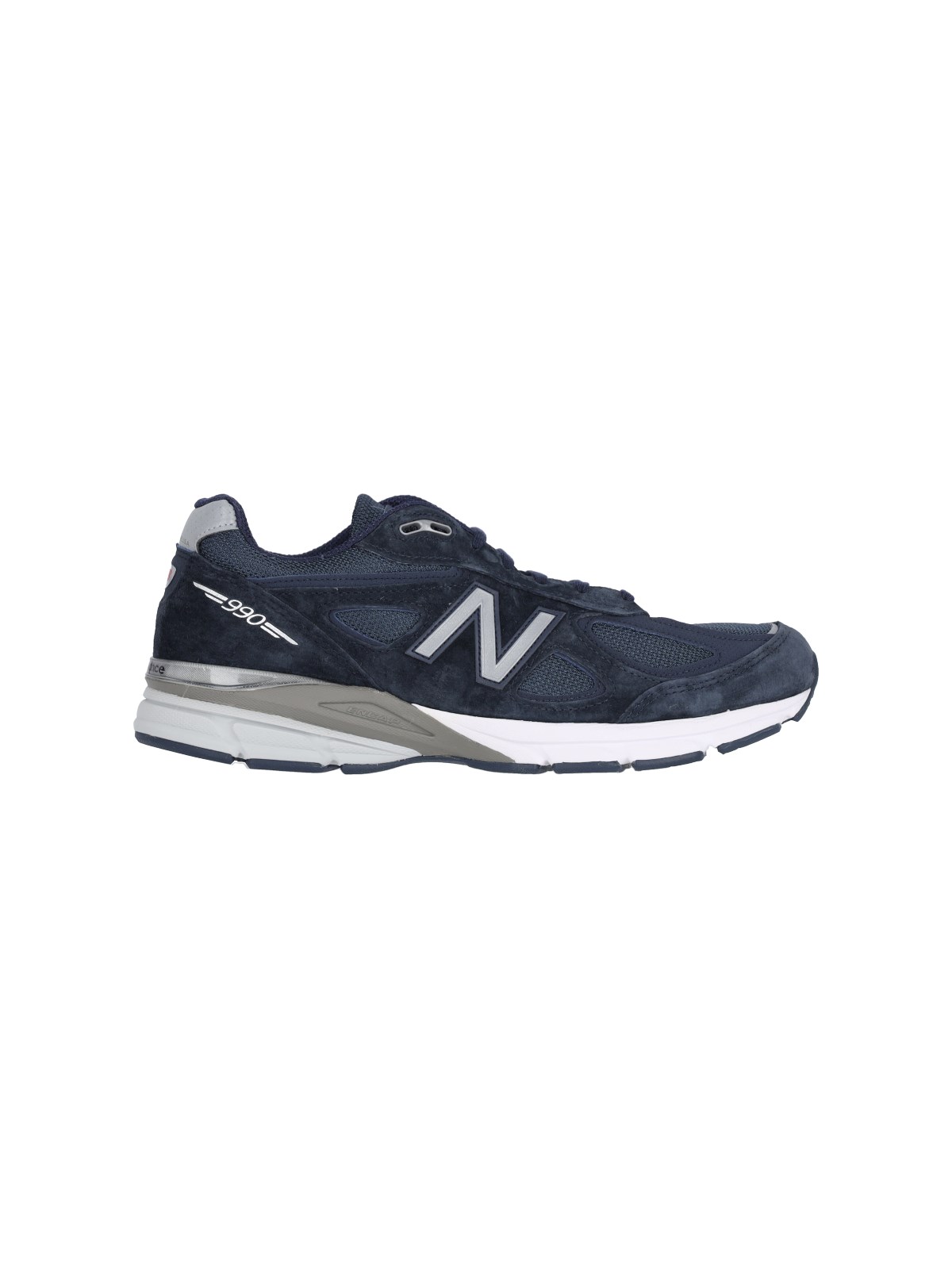 Shop New Balance "990v4" Sneakers In Blue
