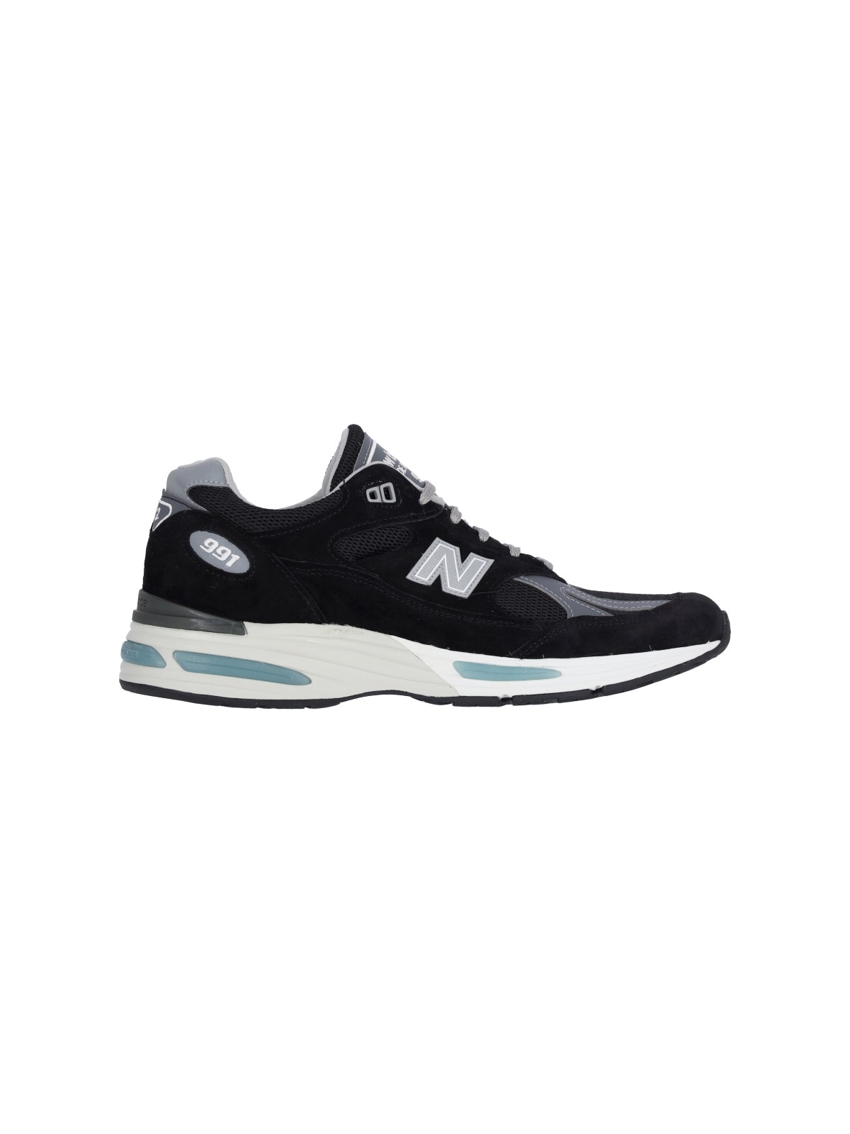 Shop New Balance 'made In Uk 991v2' Sneakers In Black  