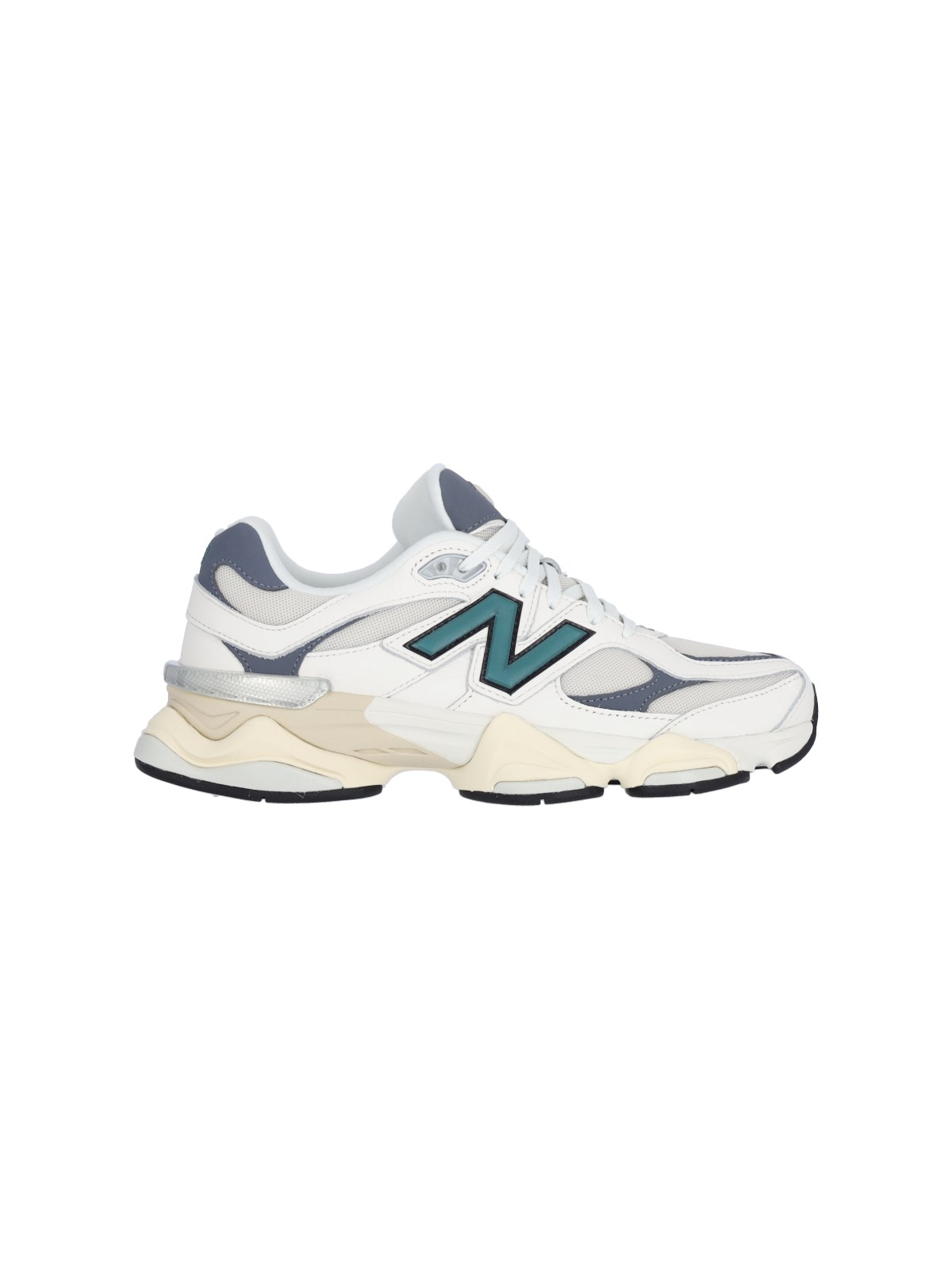 Shop New Balance "9060" Sneakers In White