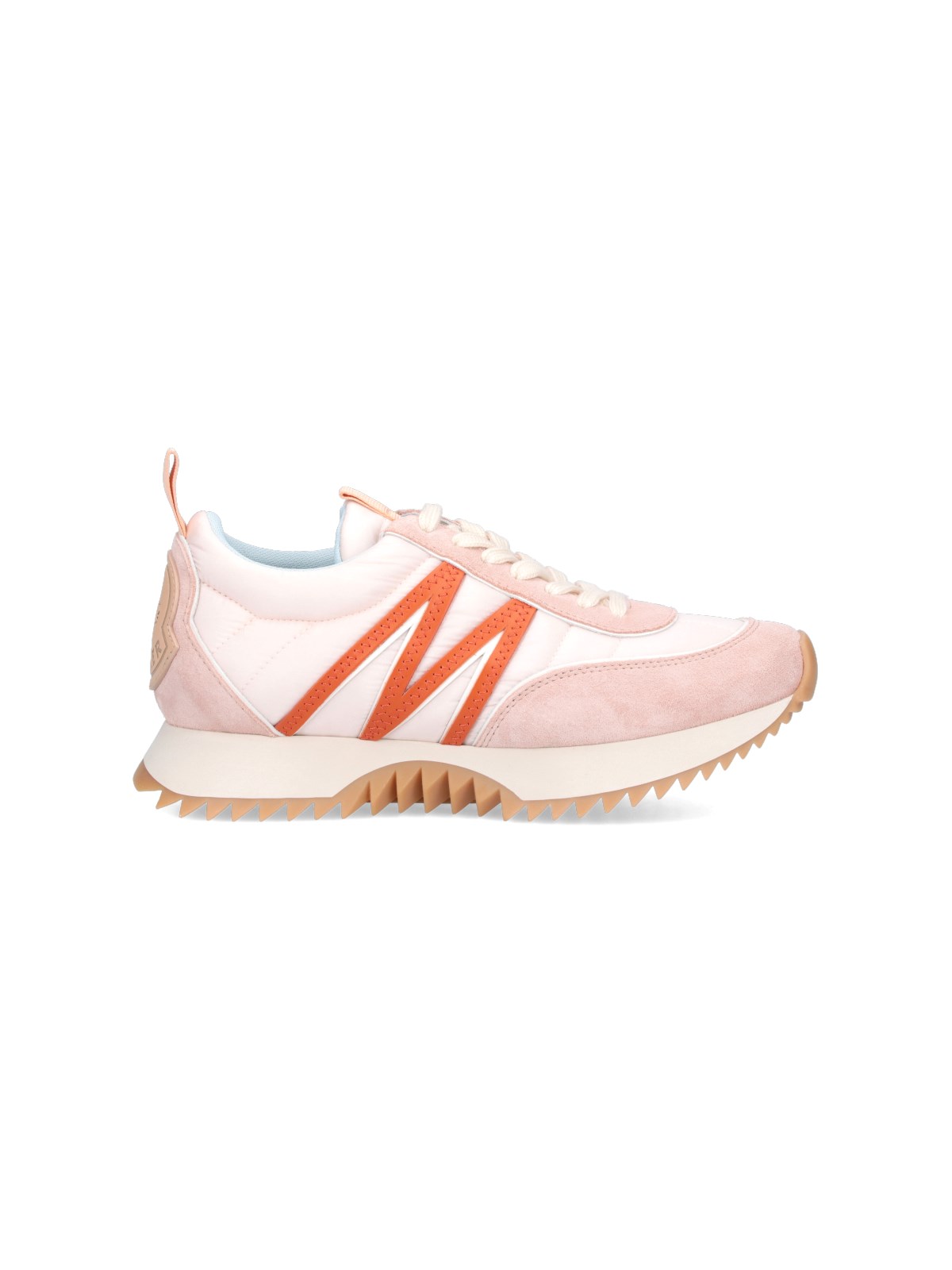 Shop Moncler "pacey" Sneakers In Pink