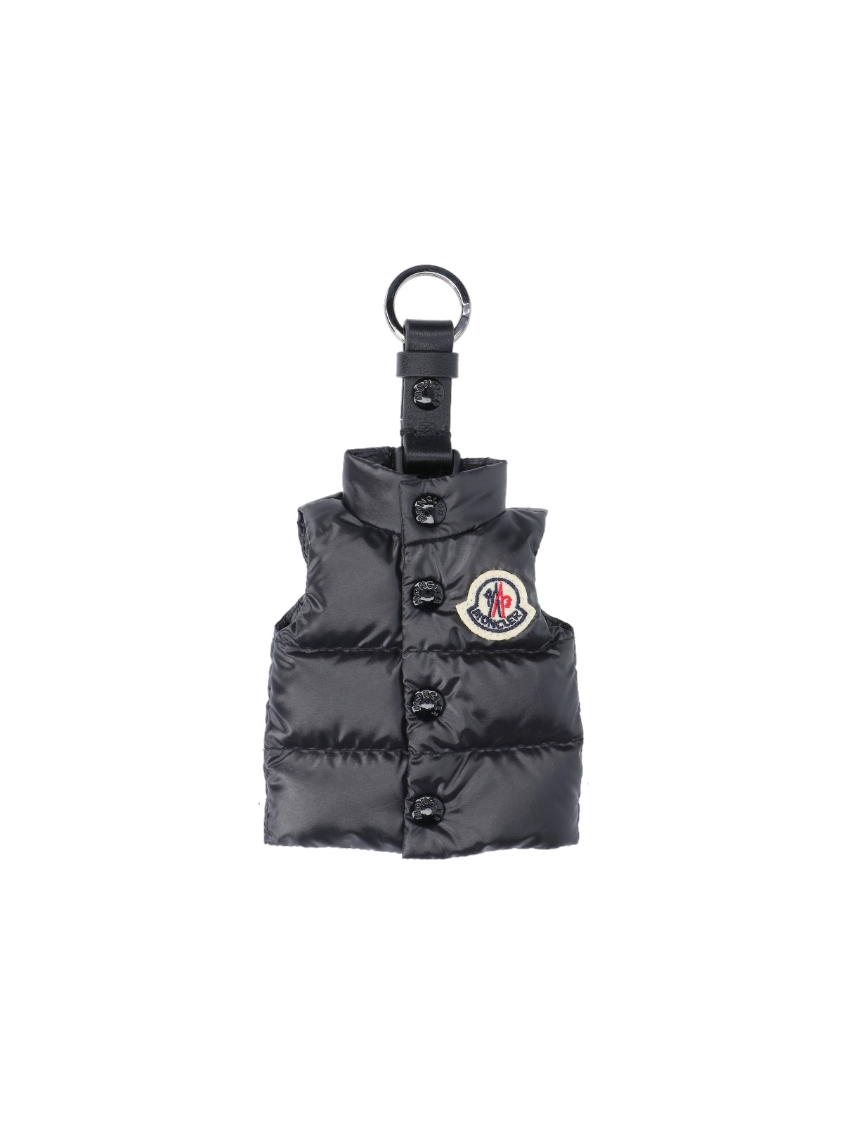 Moncler Keychain Vest In Black
