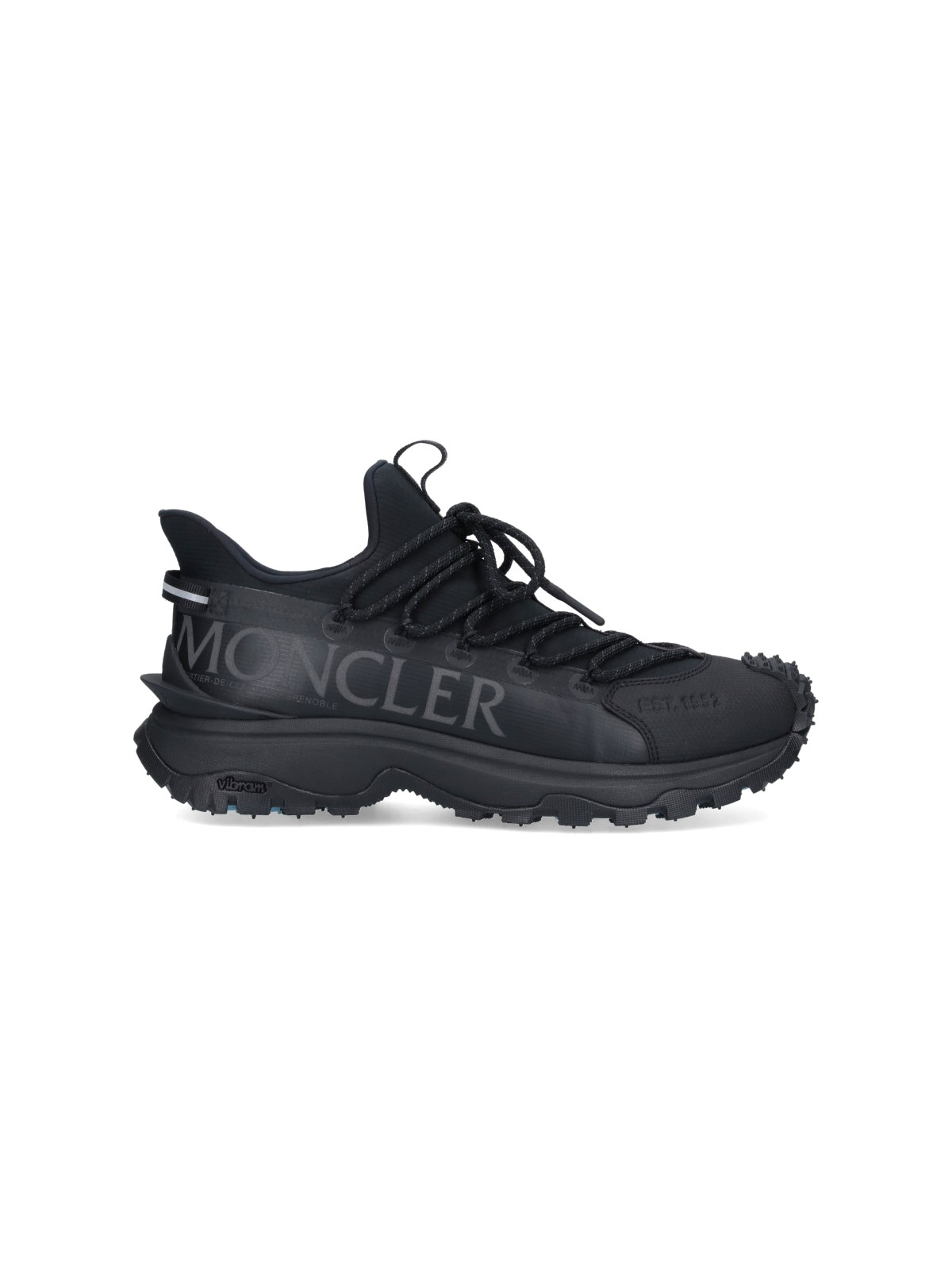 Moncler Black Trailgrip Lite 2 Sneakers In Black  