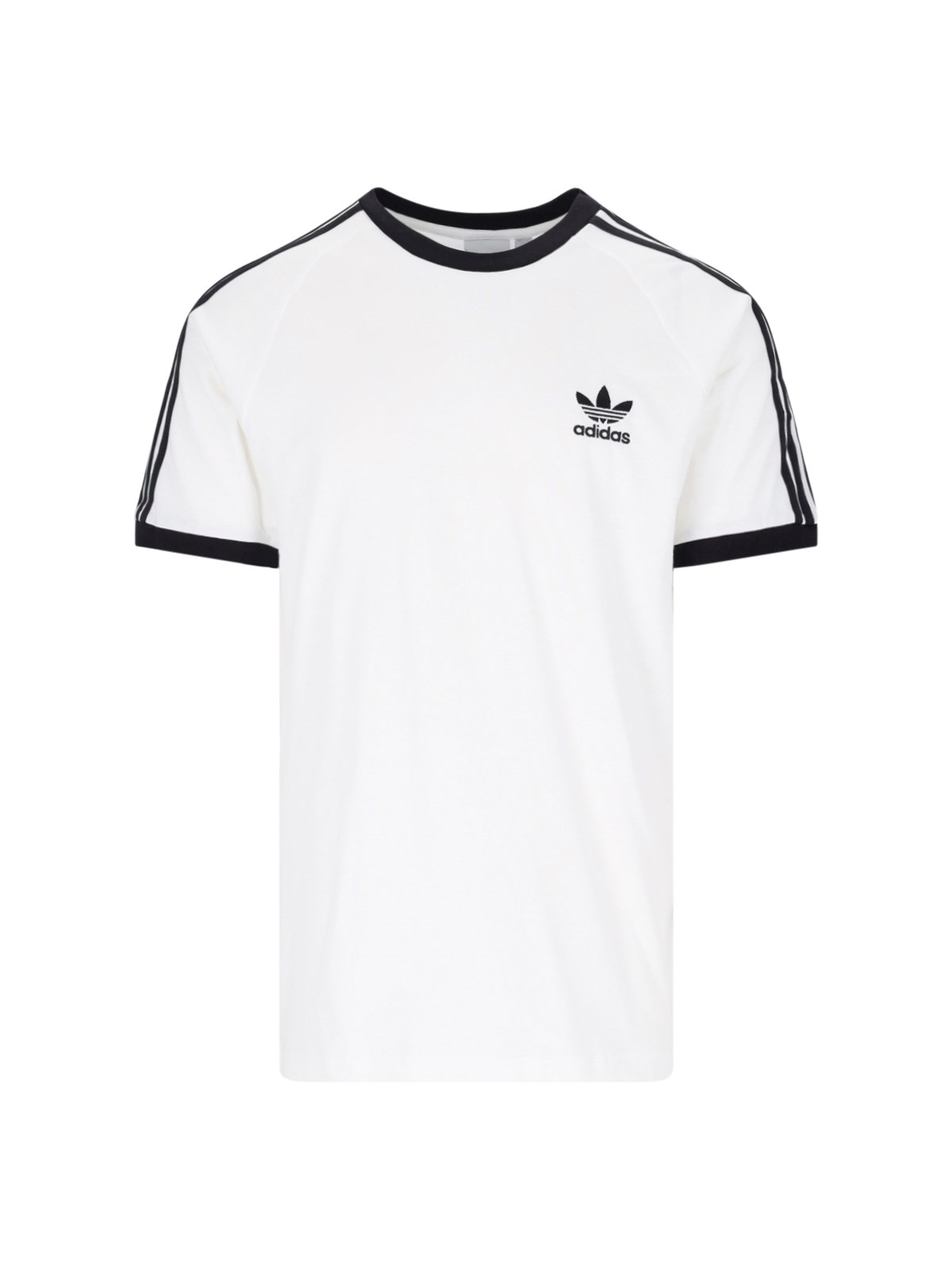 Shop Adidas Originals 'adicolor Classics 3-stripes' T-shirt In White
