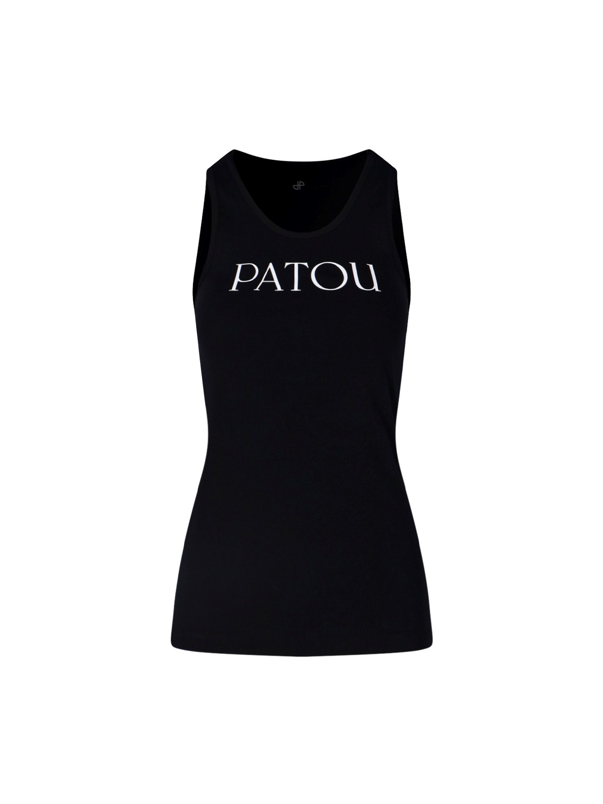 Shop Patou Logo Top In Black  
