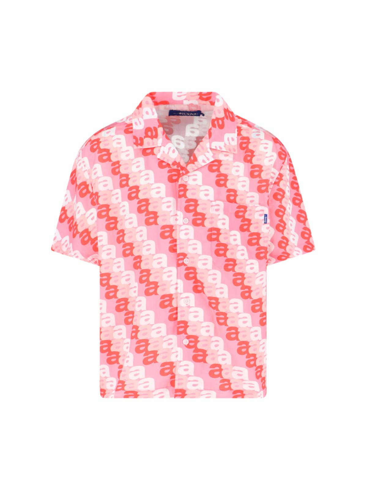 Shop Awake Ny 'triple A Camp' Shirt In Pink