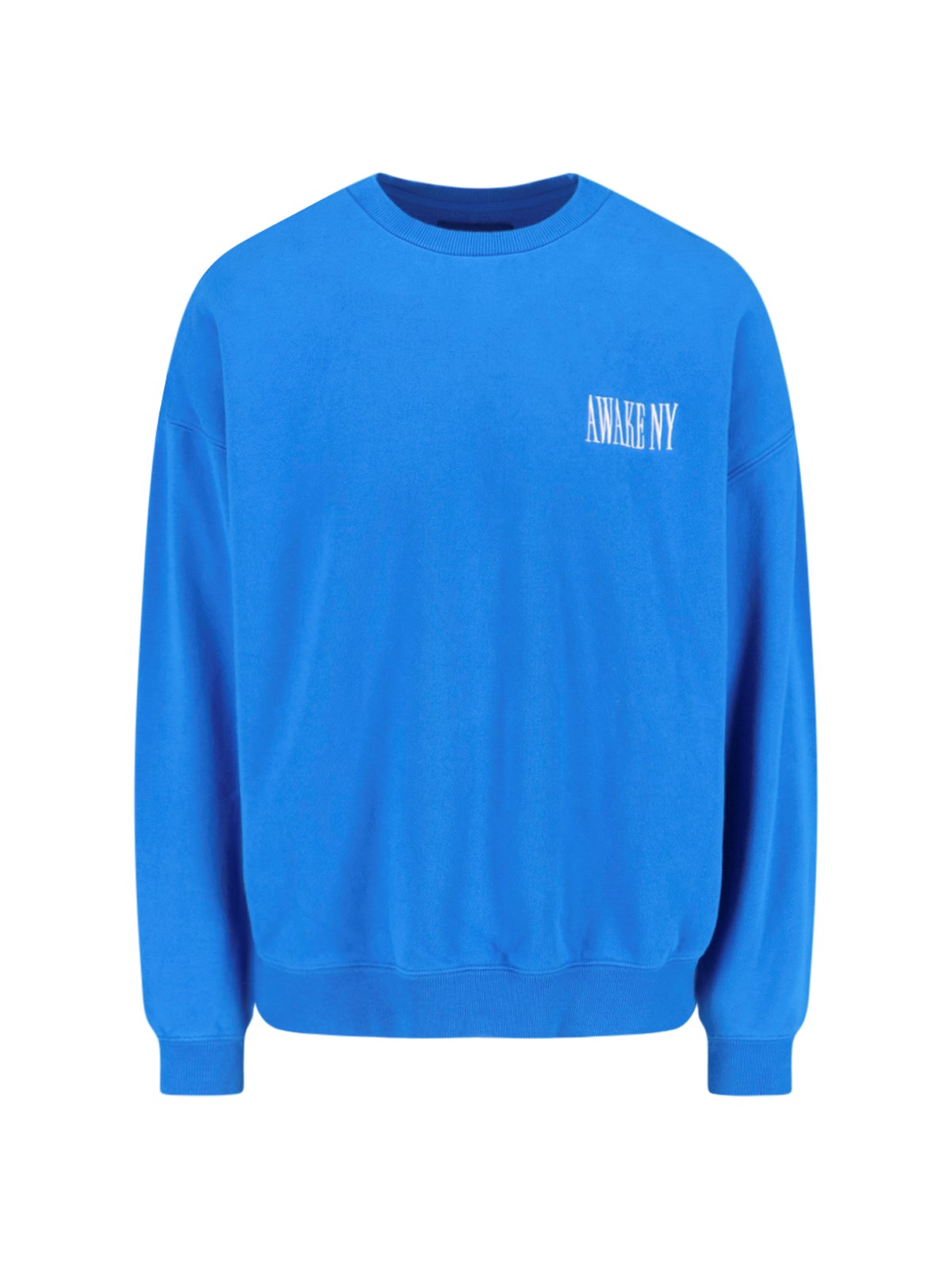 Shop Awake Ny 'spire' Crew Neck Sweatshirt In Blue