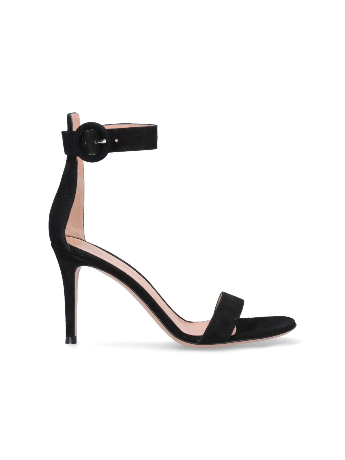 Shop Gianvito Rossi 'portofino '85' Sandals In Black  