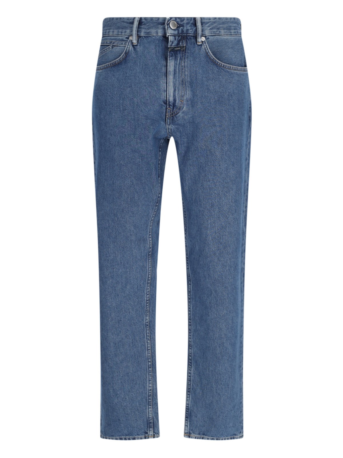 Shop Closed 'cooper True' Straight Jeans In Blue