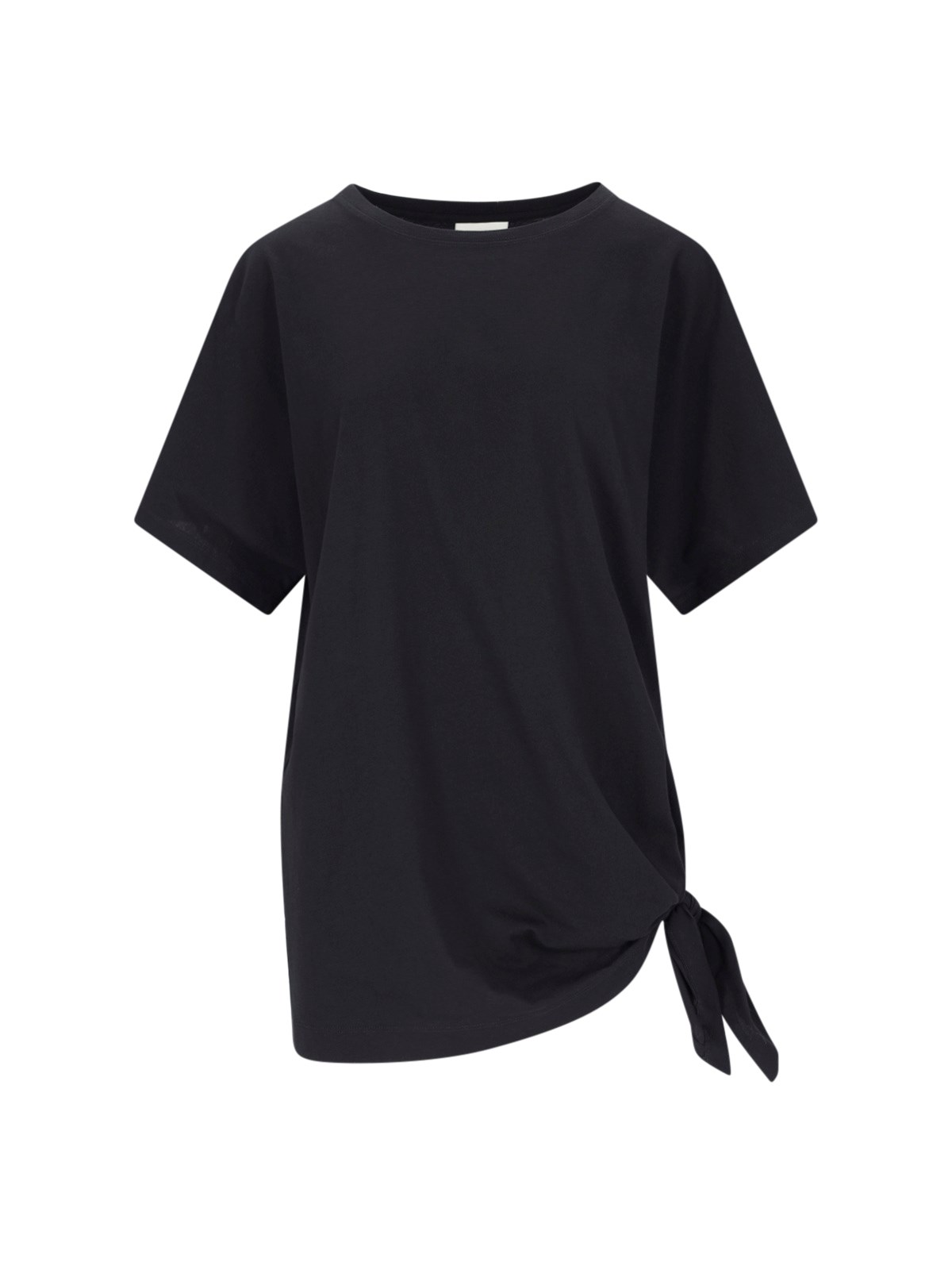 Dries Van Noten Knot Detail T-shirt In Black  