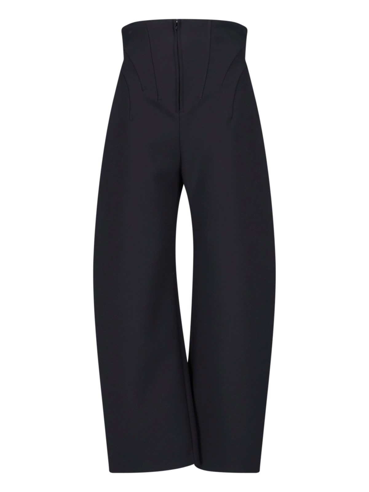 Shop Alaïa 'corset' Pants In Black  