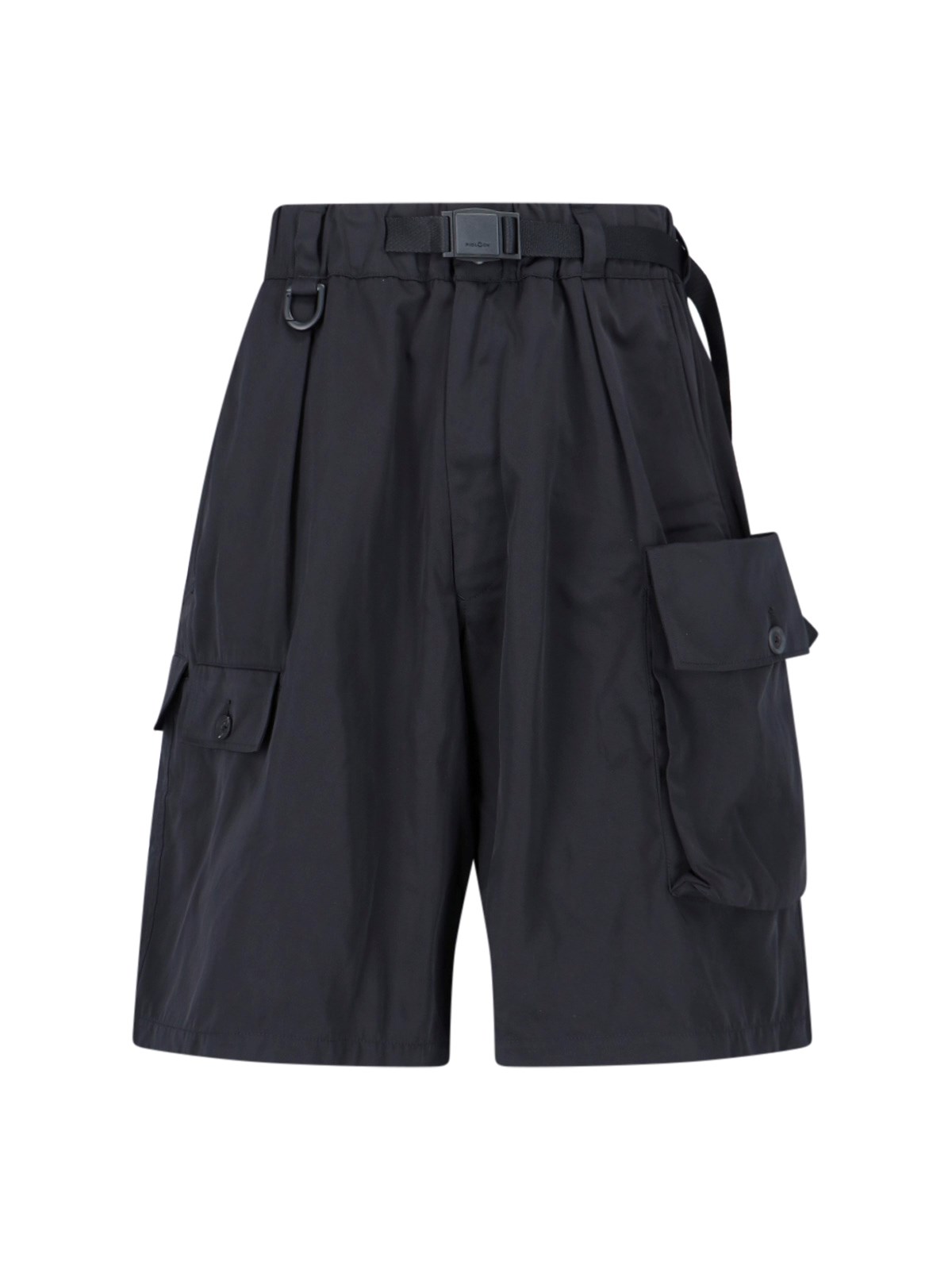 Shop Y-3 Cargo Shorts In Black  