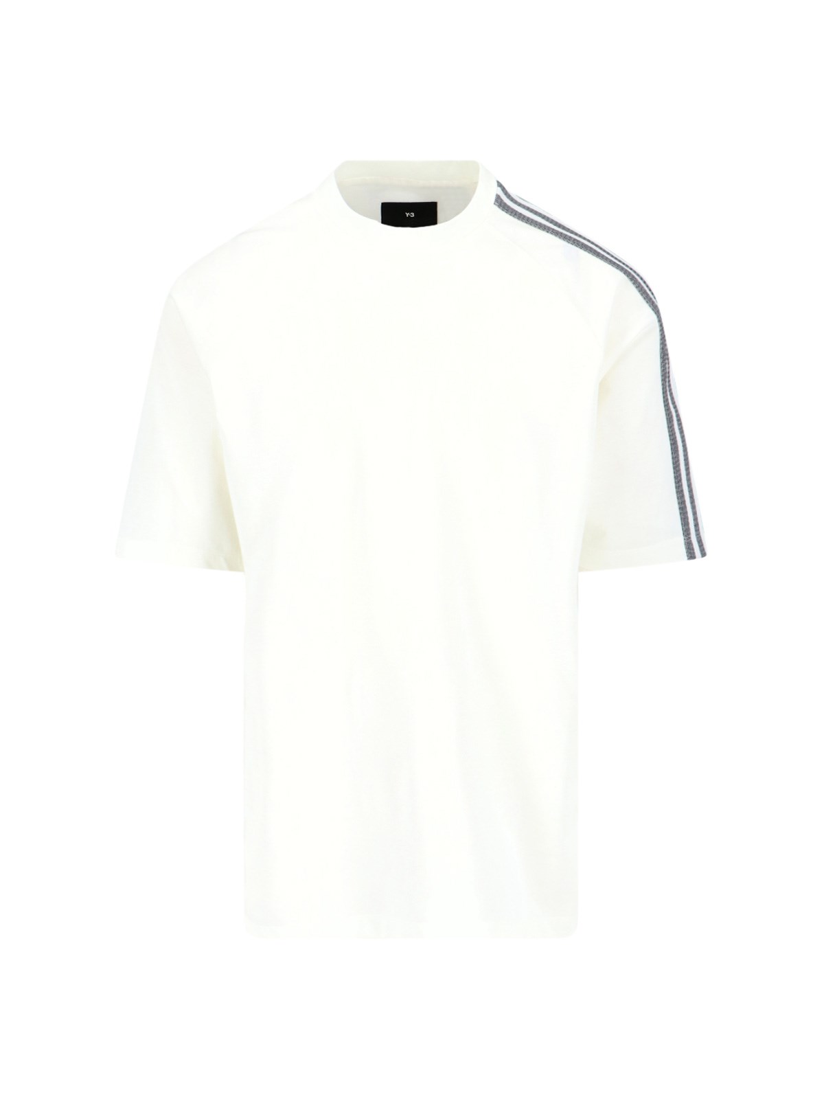 Shop Y-3 '3 Stripes' T-shirt In White