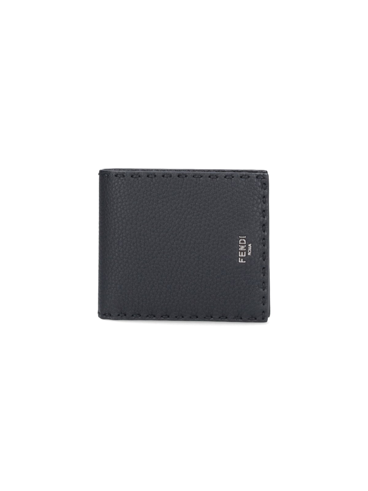 Fendi Bi-fold Wallet "selleria" In Black