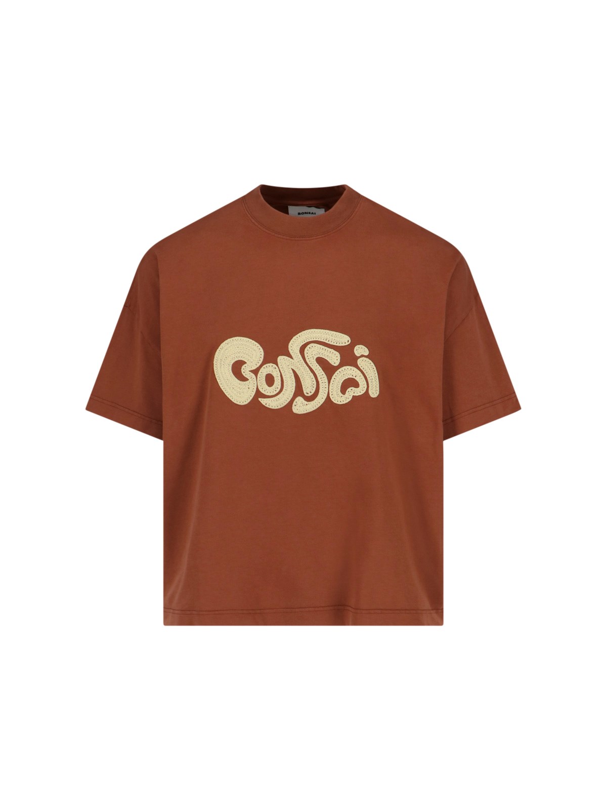 Bonsai Logo T-shirt In Brown