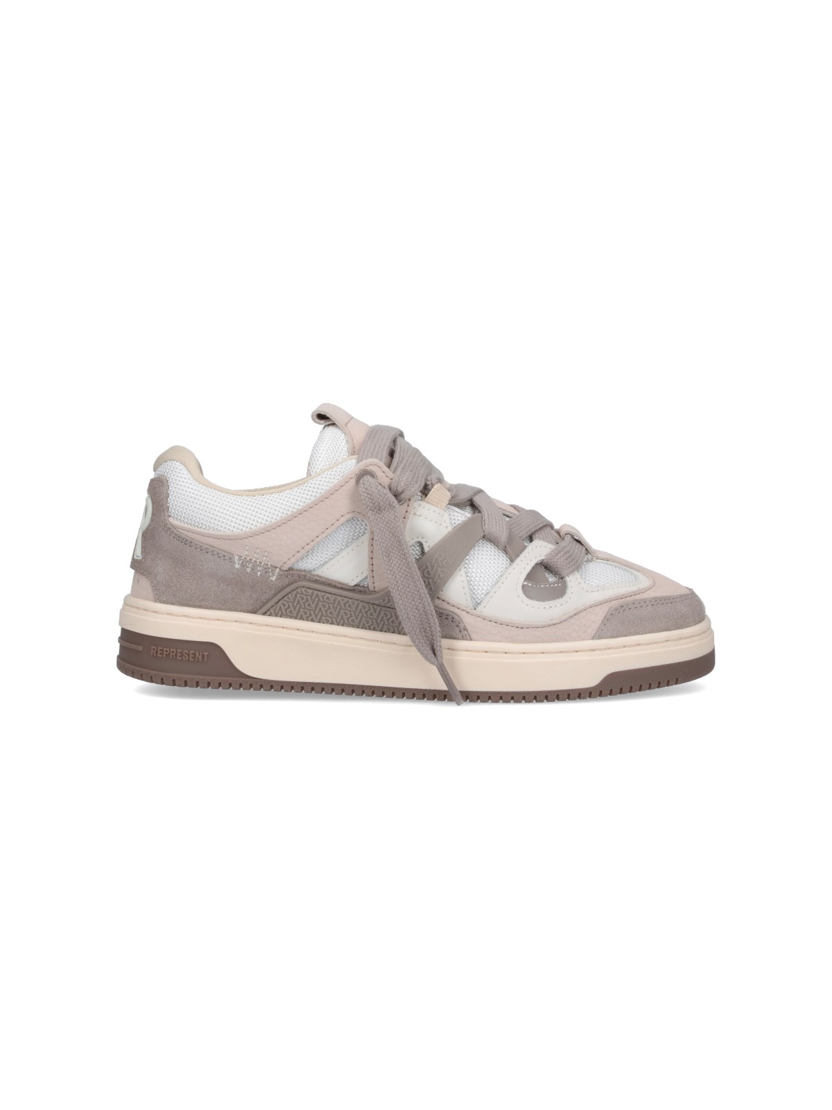 Shop Represent 'bully' Sneakers In Taupe
