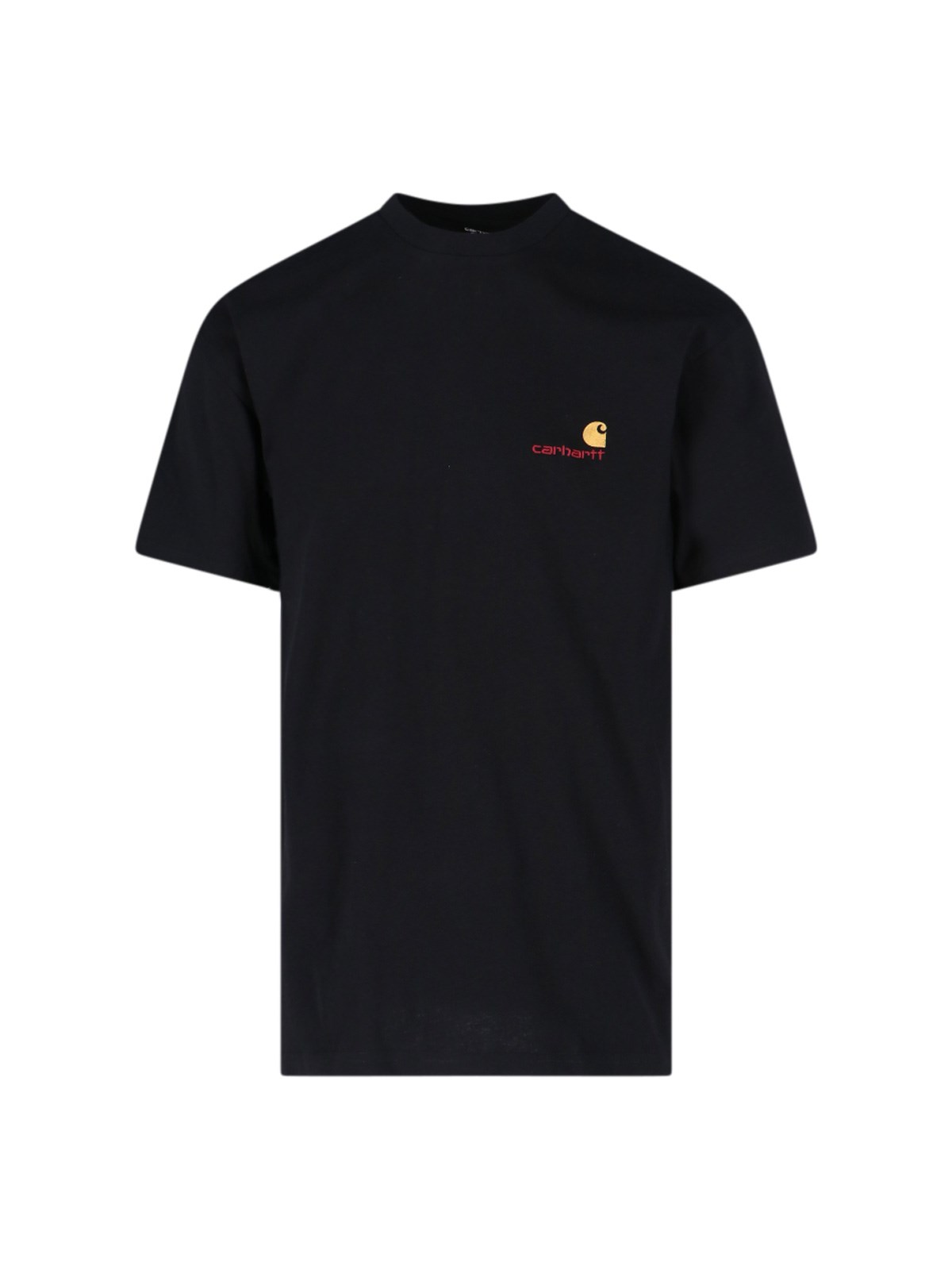 Shop Carhartt 's/s American Script' T-shirt In Black  