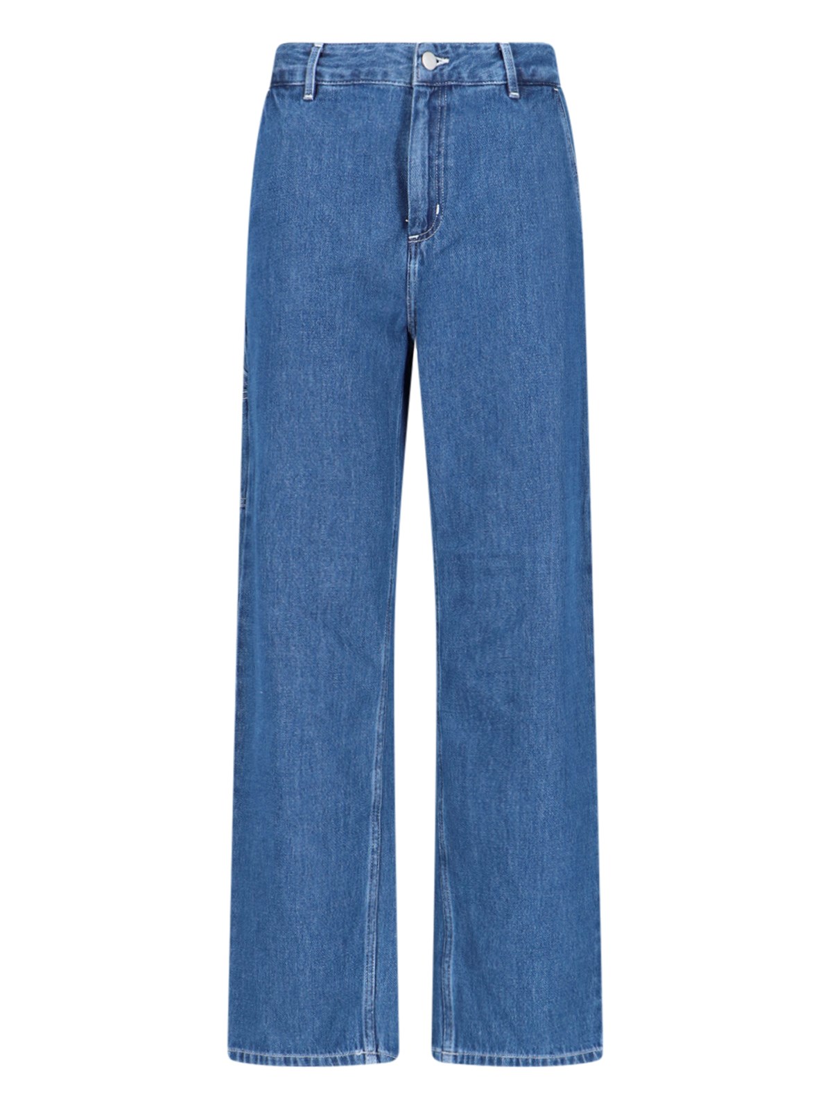 Shop Carhartt 'w' Simple Jeans In Blue