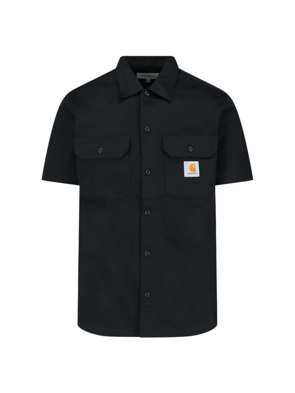 Shop Carhartt Short-sleeved Shirt In Black  