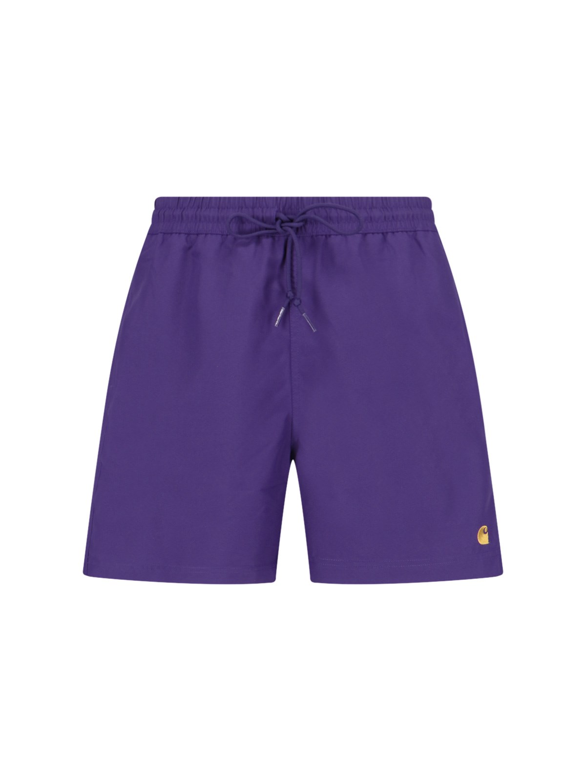 Shop Carhartt 'chase Swim Trunk' Swim Shorts In Purple