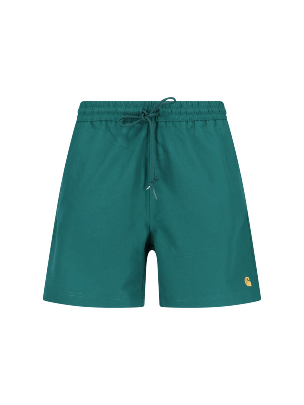Shop Carhartt 'chase Swim Trunk' Swim Shorts In Green