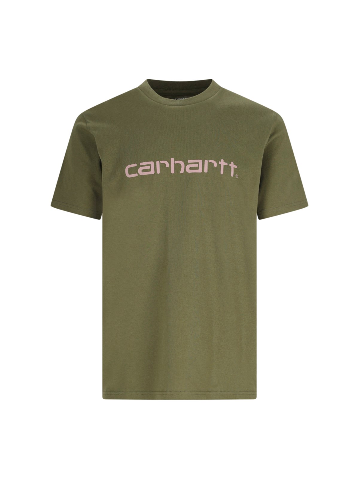 Shop Carhartt 's/s Script' T-shirt In Green
