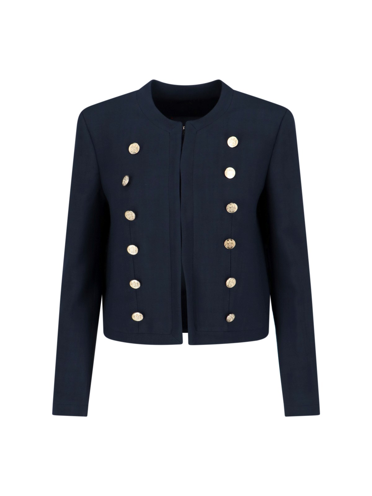 Shop Seafarer Button Detail Jacket In Blue