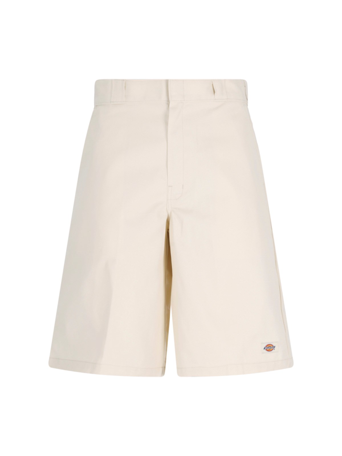 Shop Dickies 'multipocket' Shorts In Cream