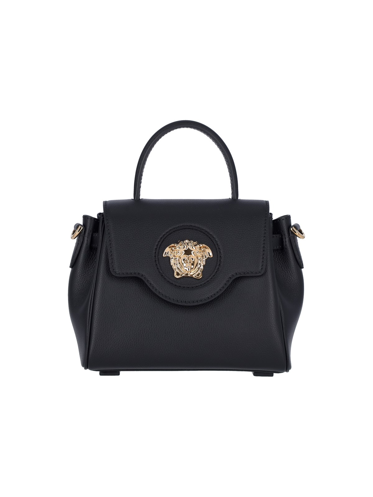 Shop Versace Small Hand Bag 'la Medusa' In Black  
