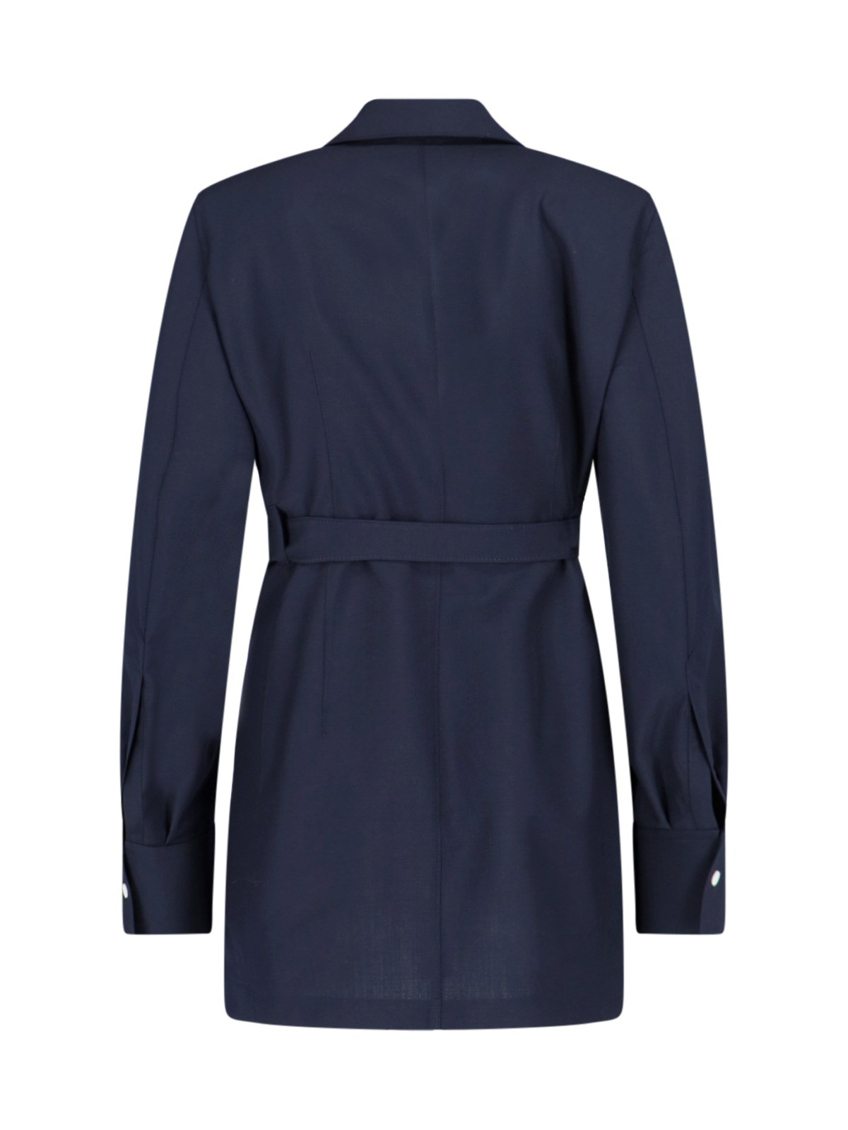 Prada Belt detail single-breasted jacket available on SUGAR