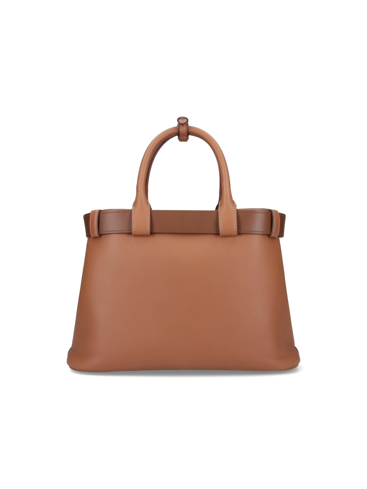 ハンドバッグ PRADA 'Prada Buckle Medium' handbag PRADA Prada Buckle medium leather handbag with belt