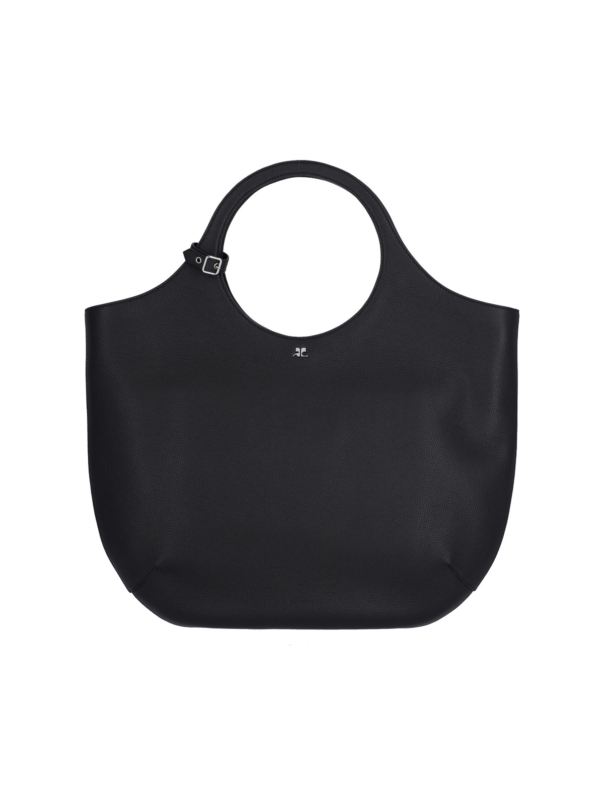 Shop Courrèges 'holy' Handbag In Black  