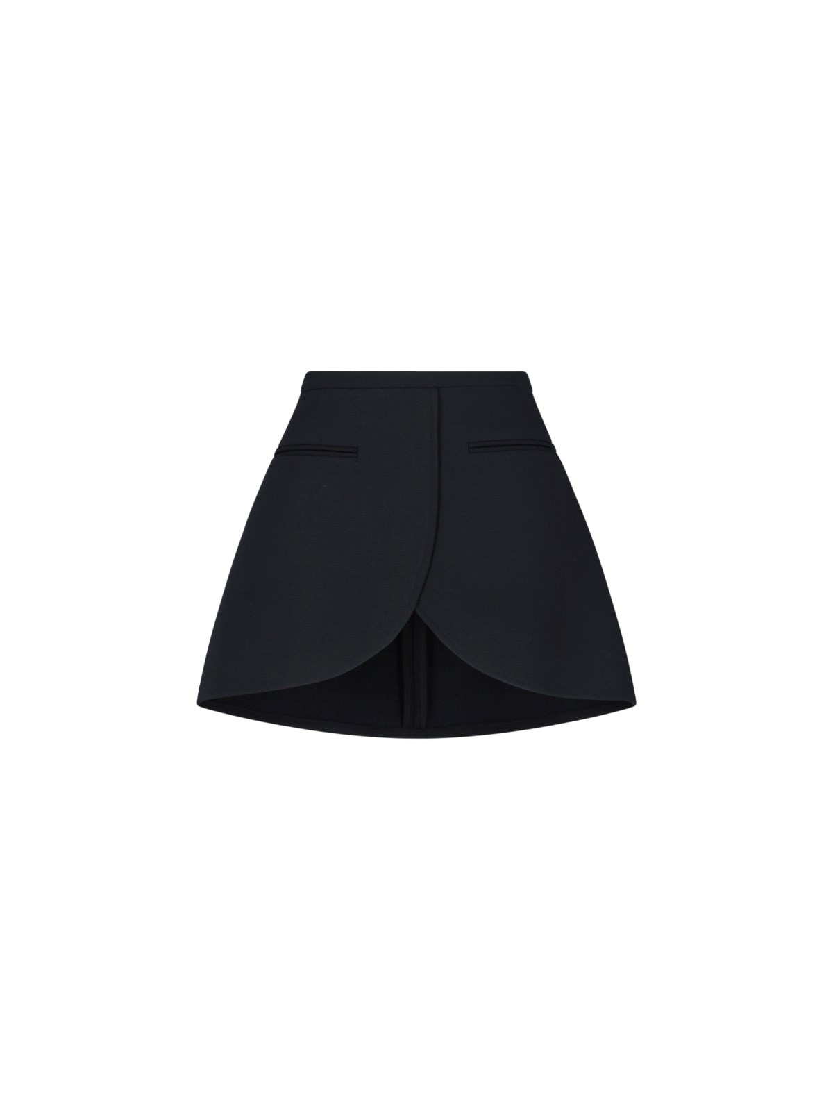 Shop Courrèges Mini Skirt "ellipse Heritage" In Black  