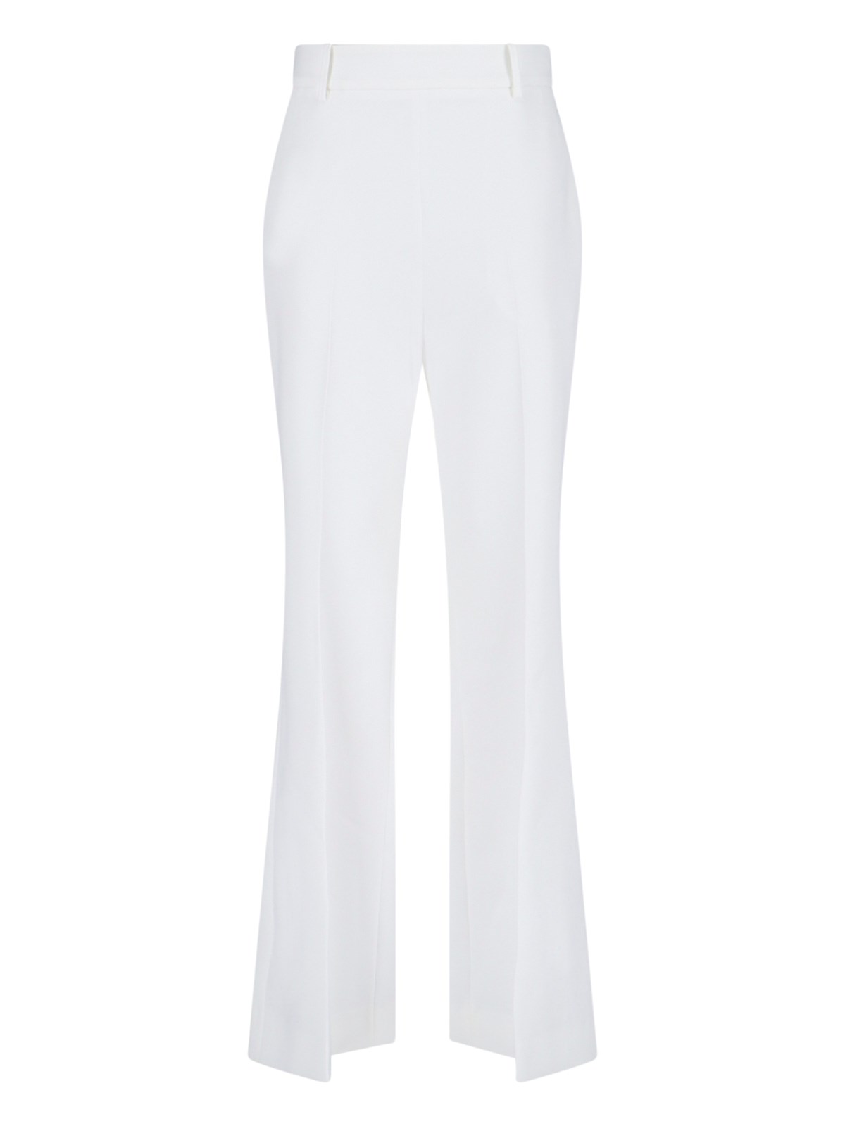 Shop Ermanno Scervino Bootcut Trousers In White
