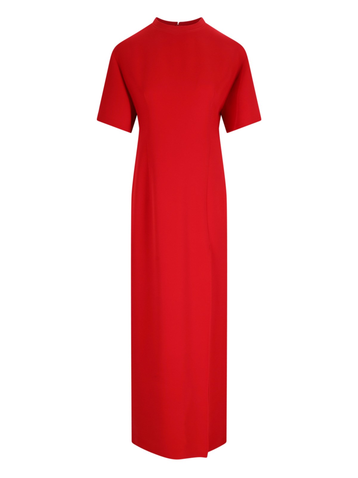 Valentino Maxi Dress In "cady Couture" In Red