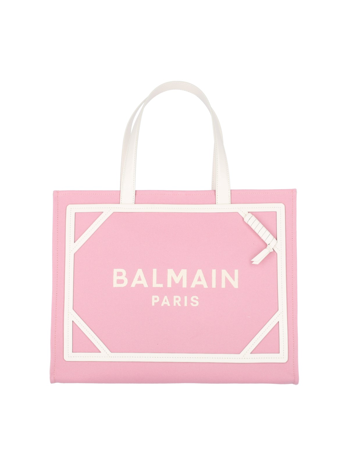 Shop Balmain 'b-army' Tote Bag In Pink