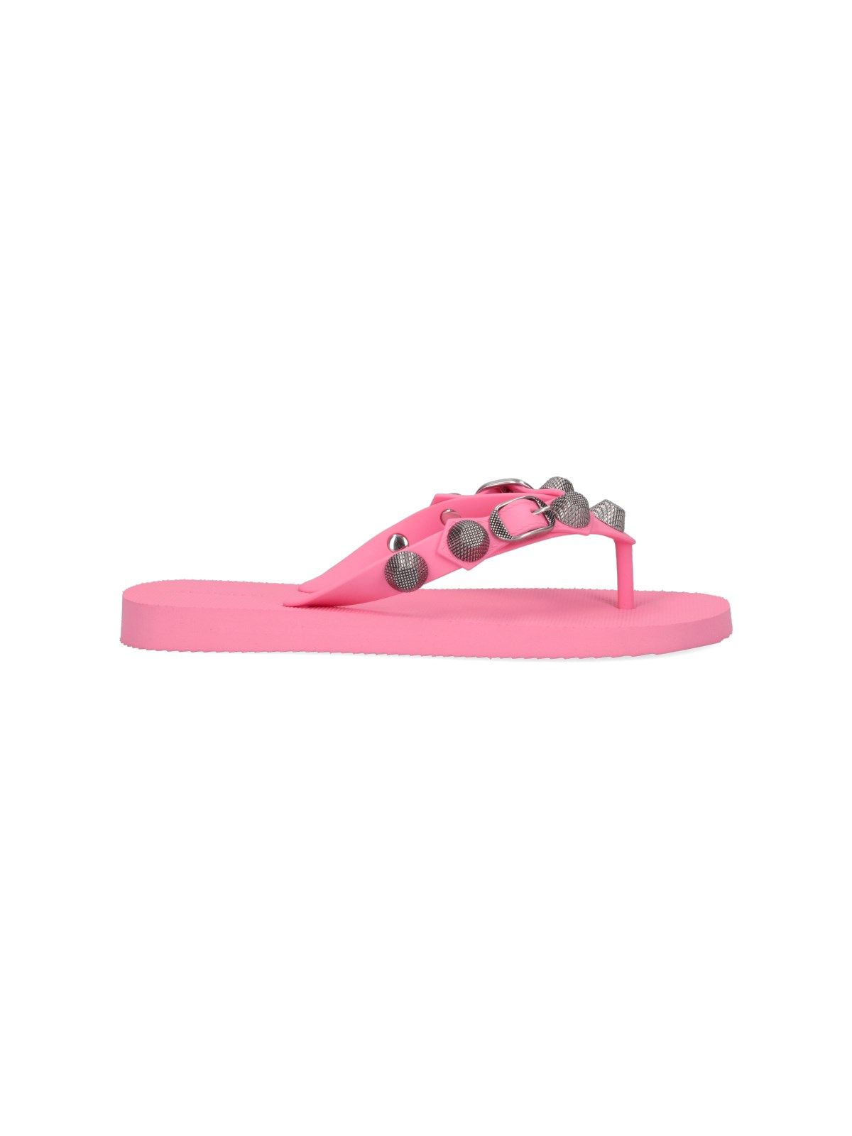 Shop Balenciaga Thong Sandals "cagole" In Pink